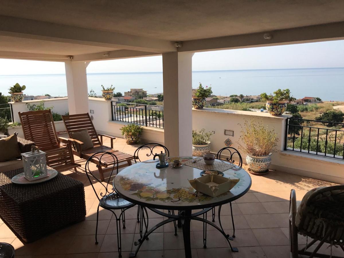 מרינלה דו סלינונטה Villa Ceni - Appartamenti Con Camere, Cucina, Wc E Terrazza Sul Mare In Villa Con Piscina, Giardino E Parcheggio מראה חיצוני תמונה